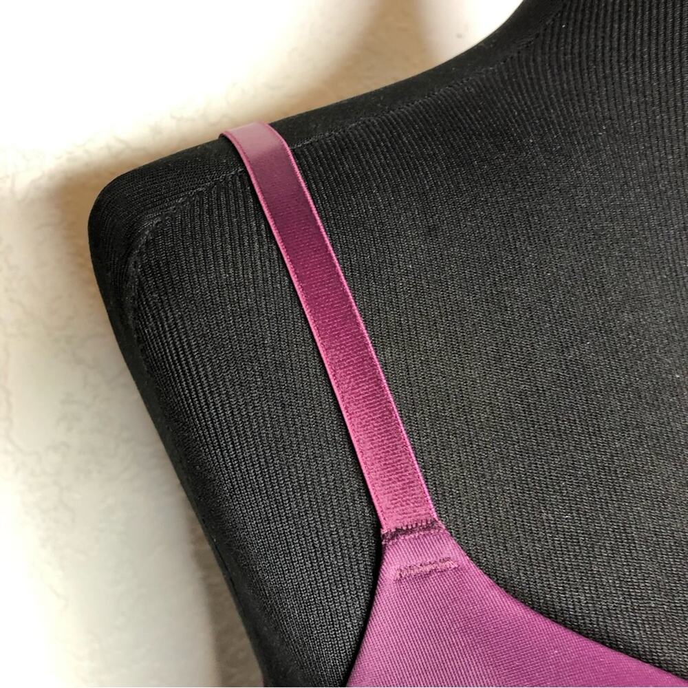 PINK Victoria's Secret purple wear everywhere T-shirt padded underwire bra 34D - Picture 6 of 14